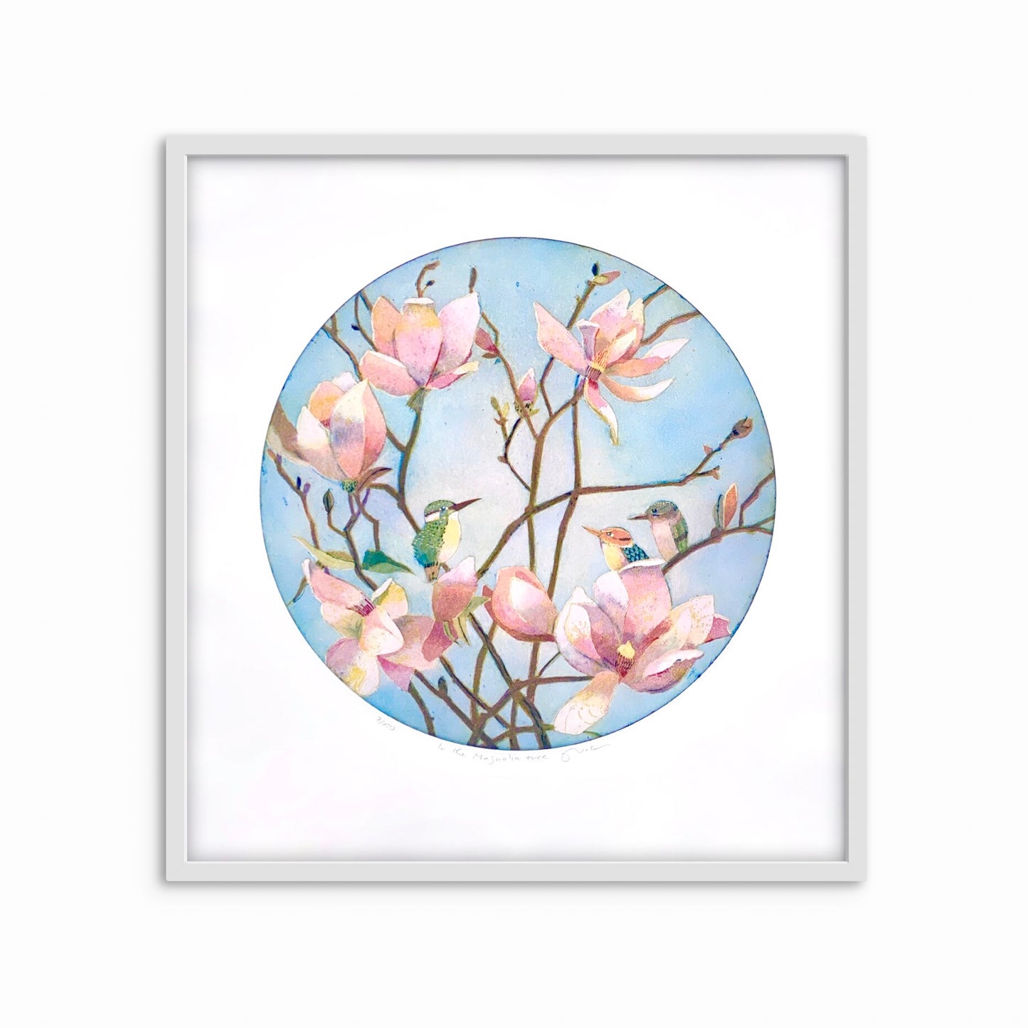 In the magnolia tree