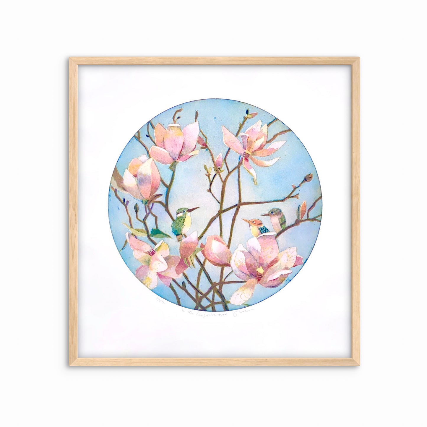 In the magnolia tree