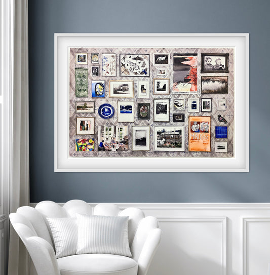 Mountain cow with calf at Ransbysätern