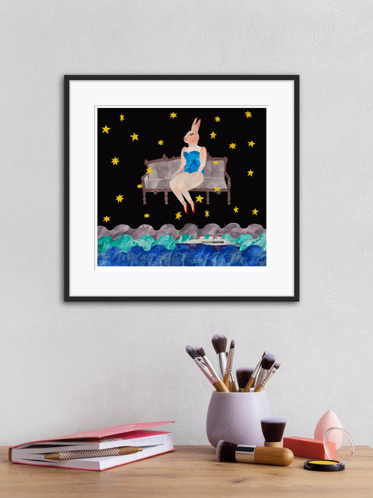 Och båten åkte på öppet hav