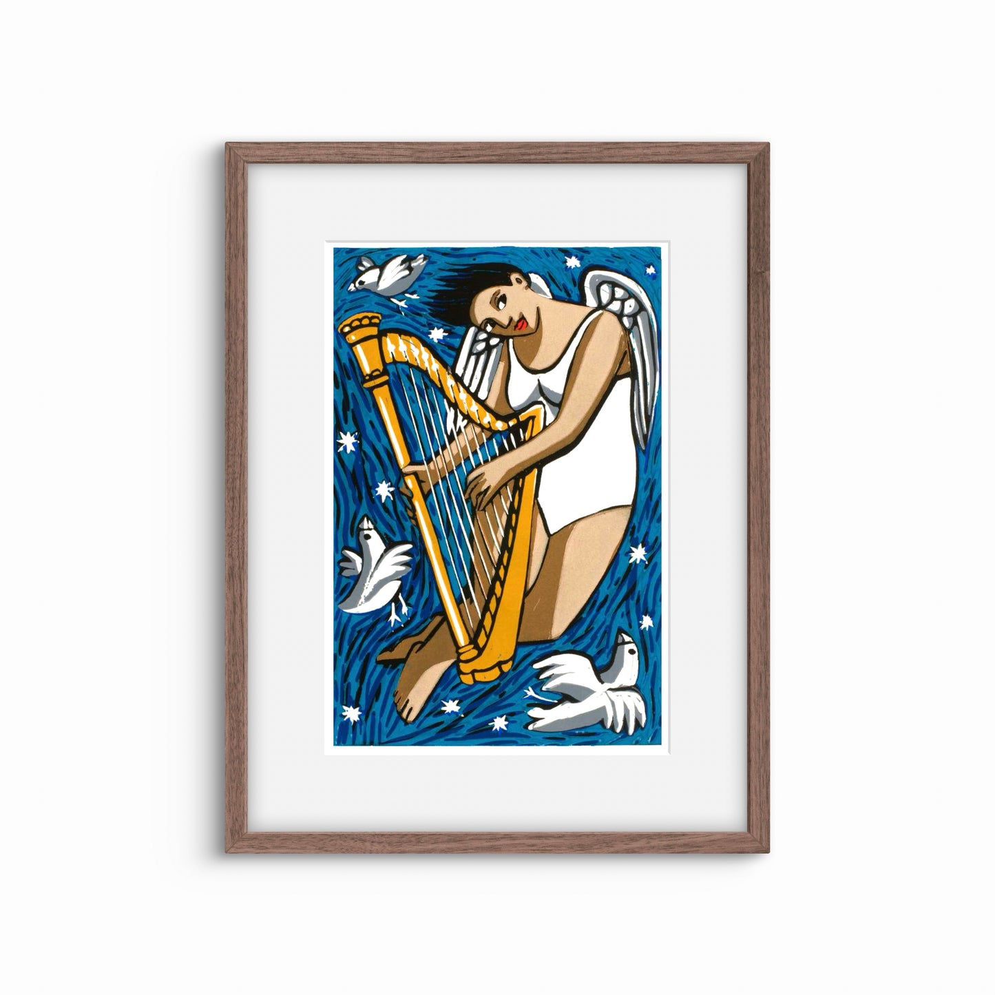 Angel with harp
