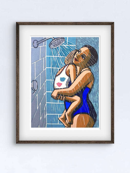 Shower after swimming