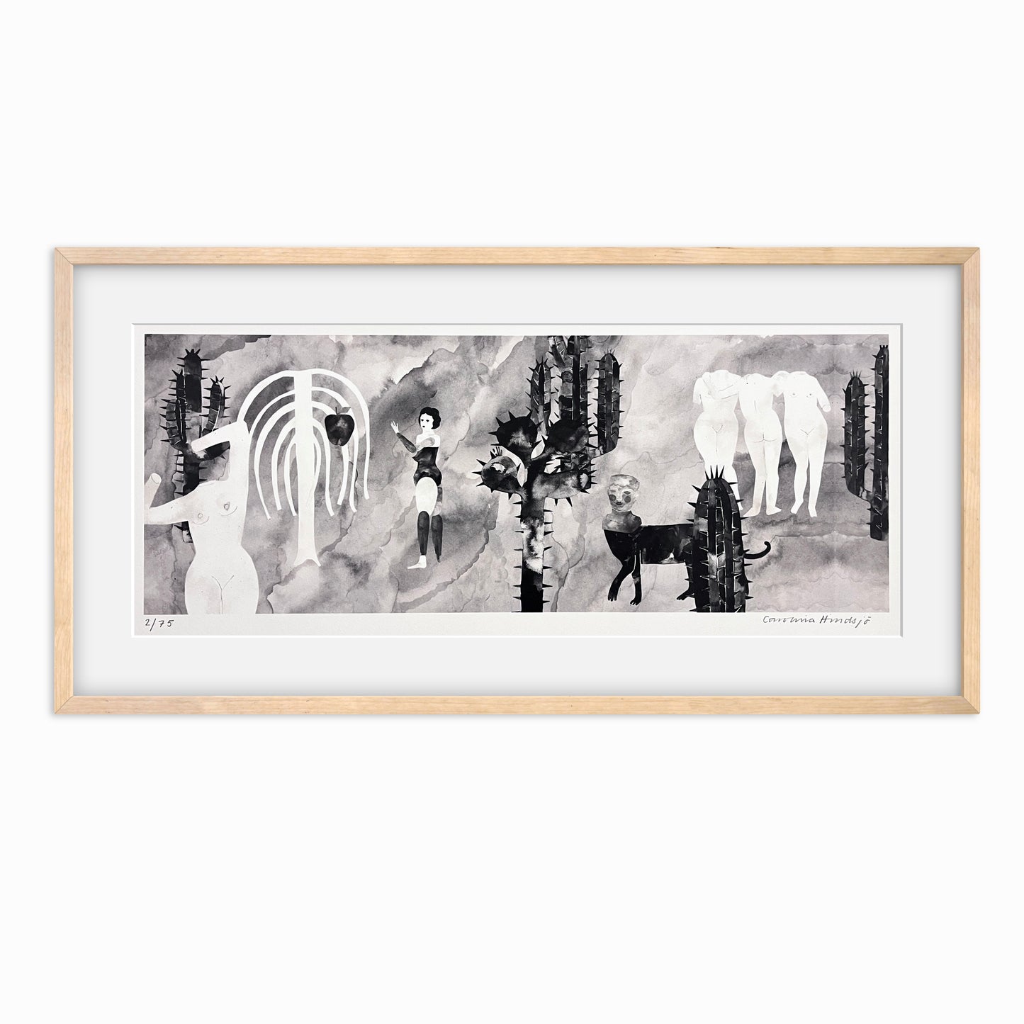 La mujer en el jardín