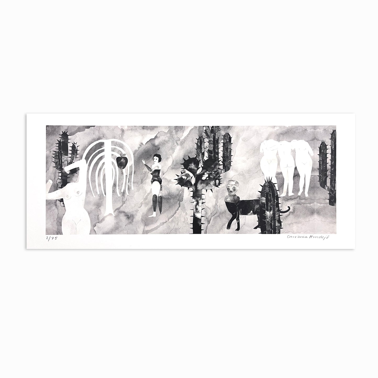 La mujer en el jardín