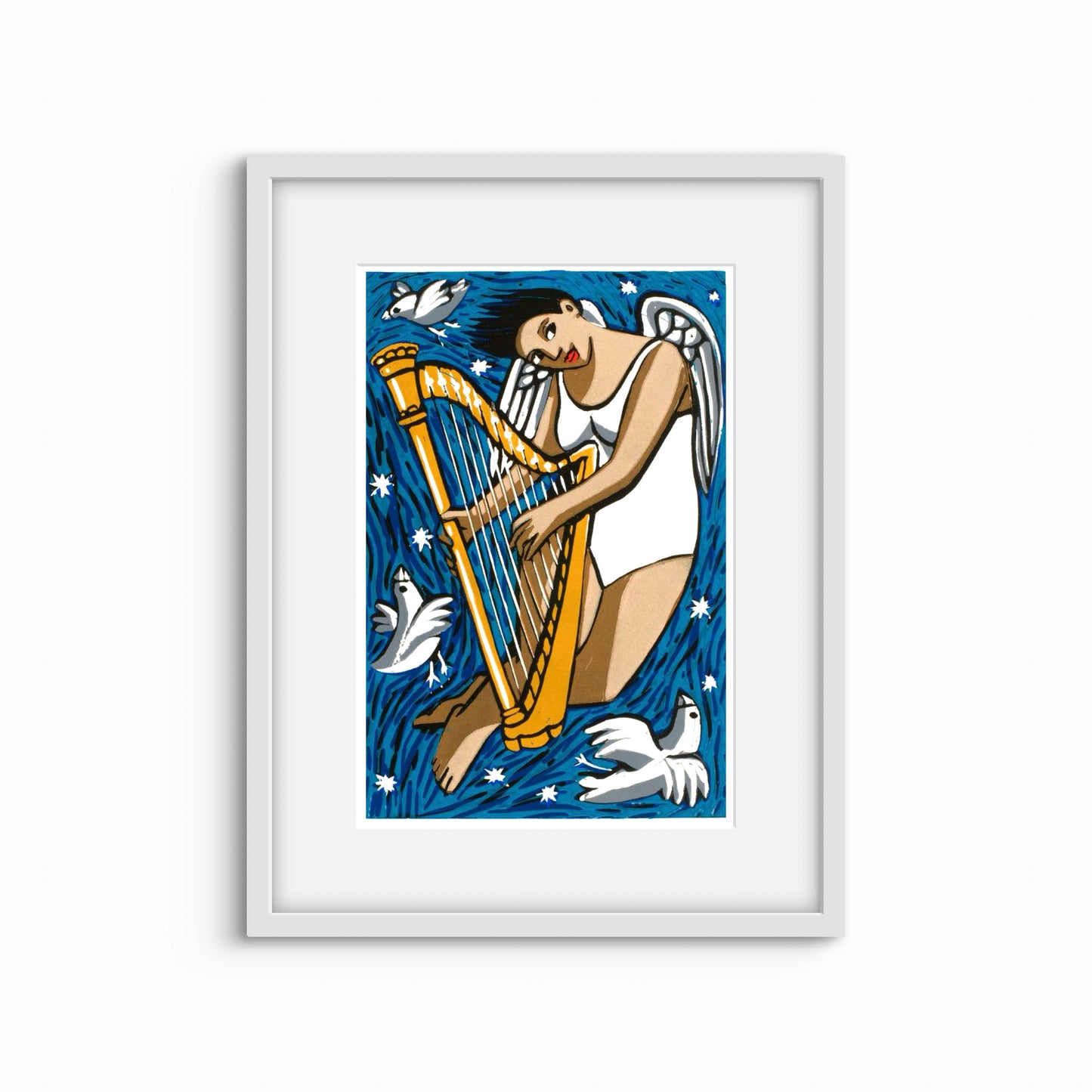 Angel with harp