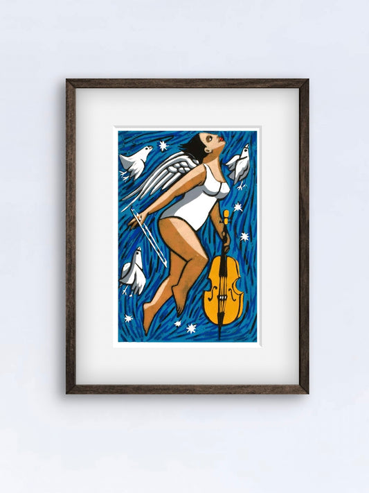 Angel with cello