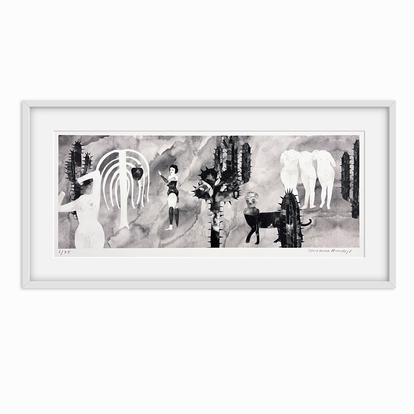 La mujer en el jardín