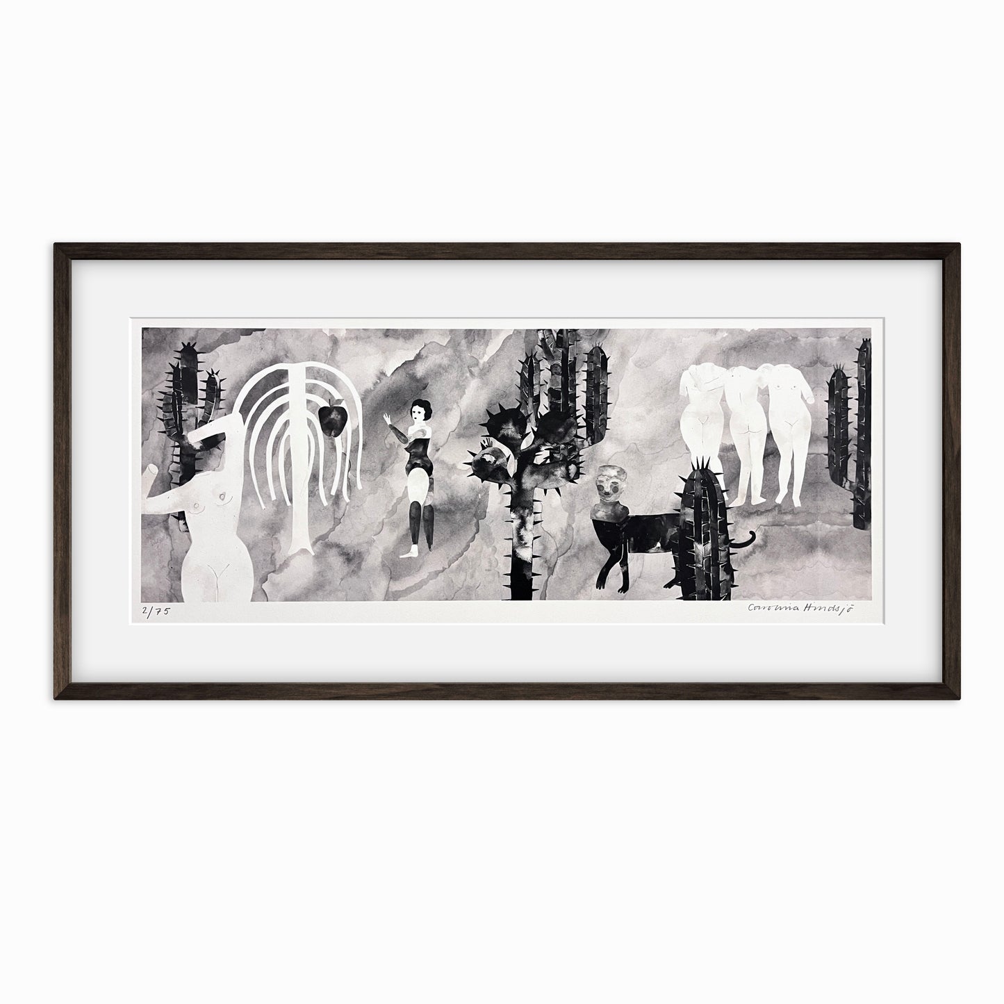 La mujer en el jardín