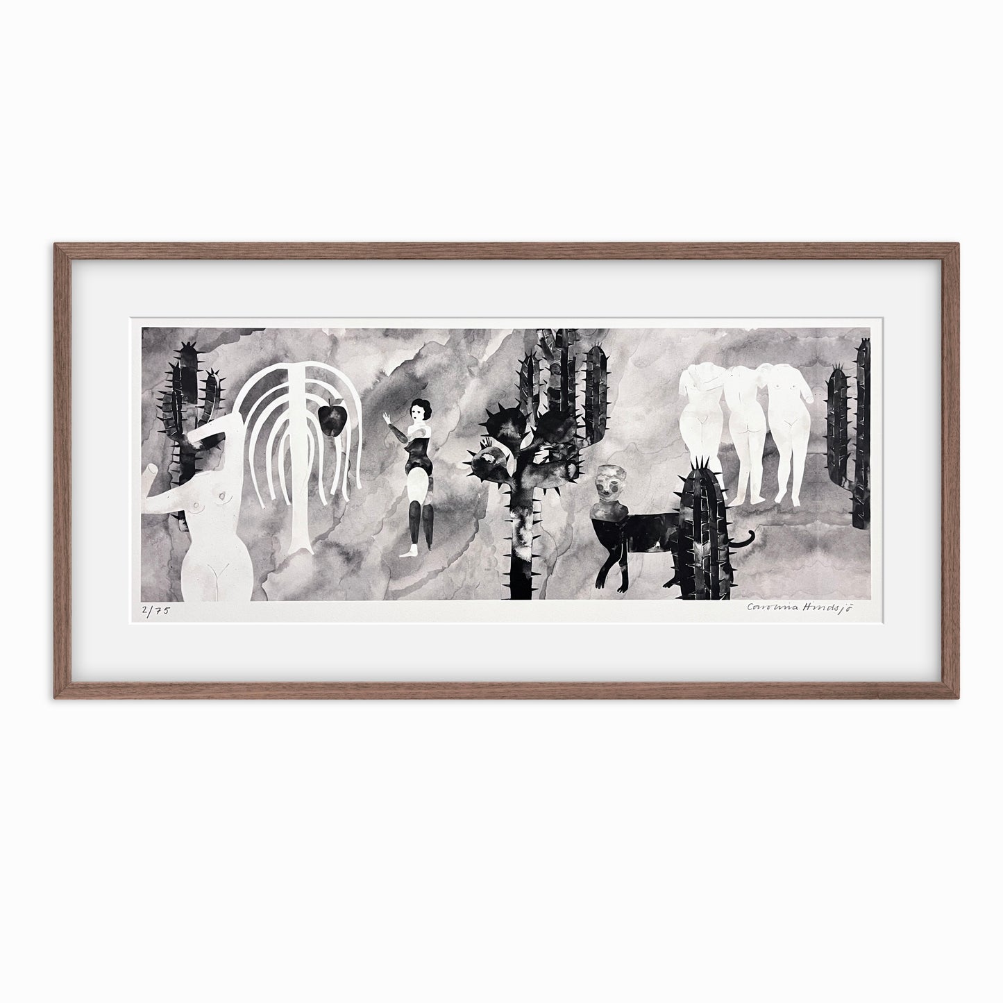 La mujer en el jardín