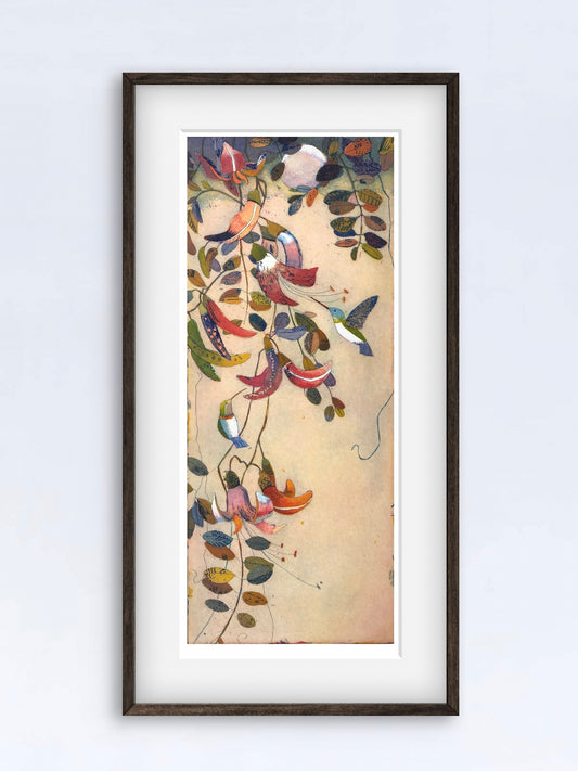 Naschende Kolibris