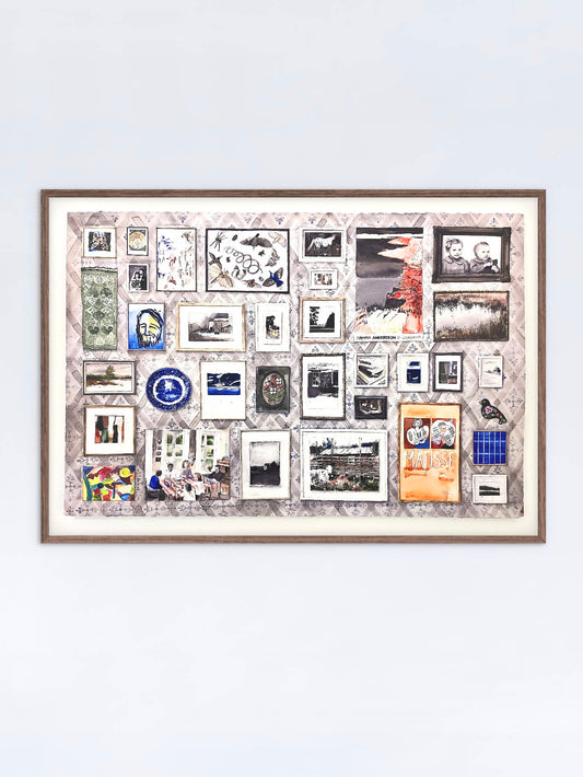 Mountain cow with calf at Ransbysätern