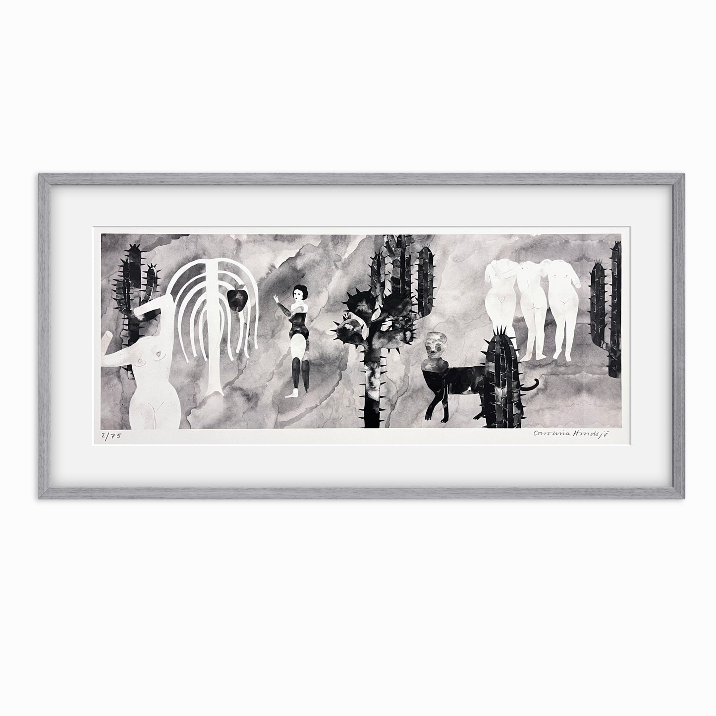 La mujer en el jardín